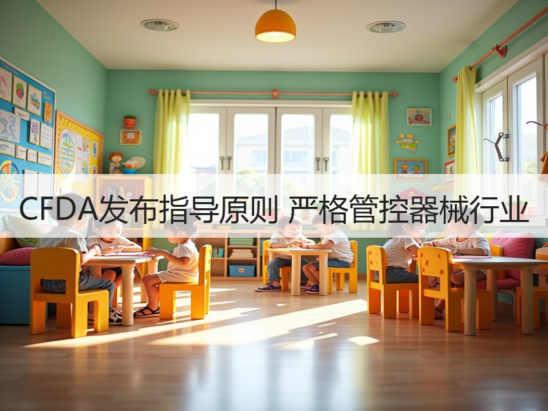 CFDA发布指导原则 严格管控器械行业