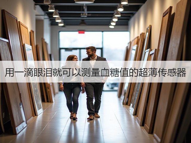 用一滴眼泪就可以测量血糖值的超薄传感器(图1) 用一滴眼泪就可以测量血糖值的超薄传感器(图1)