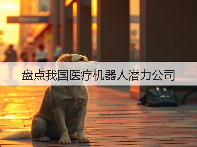 盘点我国医疗机器人潜力公司