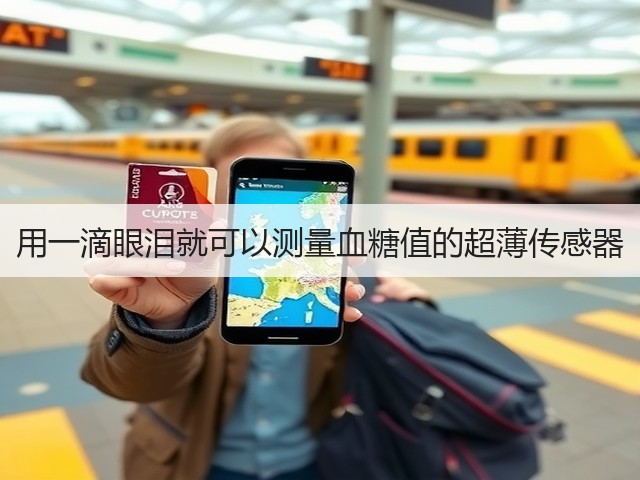 用一滴眼泪就可以测量血糖值的超薄传感器(图3) 用一滴眼泪就可以测量血糖值的超薄传感器(图3)