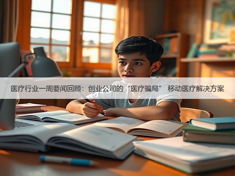 医疗行业一周要闻回顾：创业公司的“医疗骗局” 移动医疗解决方