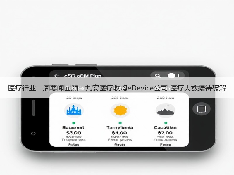 医疗行业一周要闻回顾：九安医疗收购eDevice公司 医疗大