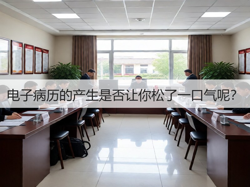 电子病历的产生是否让你松了一口气呢？