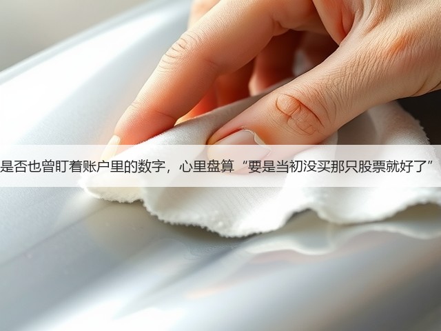 你是否也曾盯着账户里的数字,心里盘算“要是当初没买那只股票就好了”?(图3) 你是否也曾盯着账户里的数字,心里盘算“要是当初没买那只股票就好了”?(图3)