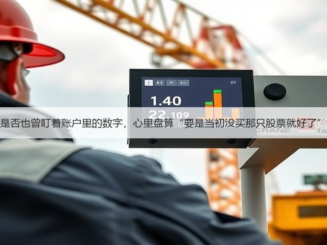 你是否也曾盯着账户里的数字,心里盘算“要是当初没买那只股票就好了”?(图2) 你是否也曾盯着账户里的数字,心里盘算“要是当初没买那只股票就好了”?(图2)