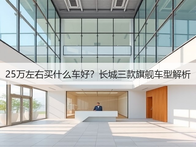 25万左右买什么车好?长城三款旗舰车型解析(图1) 25万左右买什么车好?长城三款旗舰车型解析(图1)