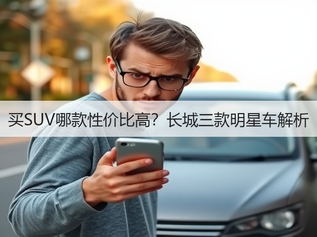 买SUV哪款性价比高?长城三款明星车解析(图1) 买SUV哪款性价比高?长城三款明星车解析(图1)