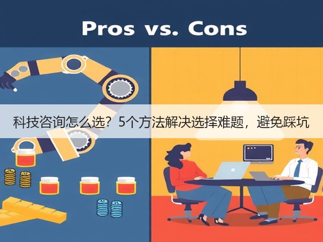 科技咨询怎么选?5个方法解决选择难题,避免踩坑(图2) 科技咨询怎么选?5个方法解决选择难题,避免踩坑(图2)