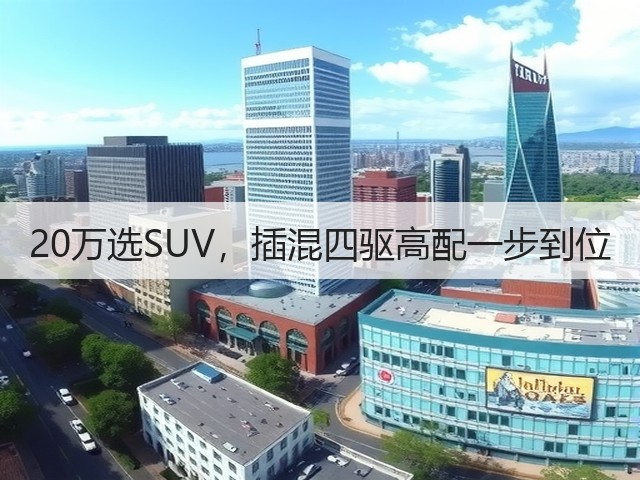 20万选SUV,插混四驱高配一步到位(图3) 20万选SUV,插混四驱高配一步到位(图3)