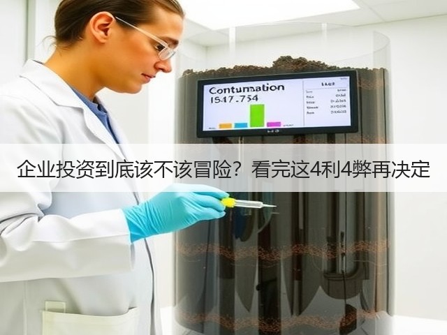 企业投资到底该不该冒险?看完这4利4弊再决定(图1) 企业投资到底该不该冒险?看完这4利4弊再决定(图1)