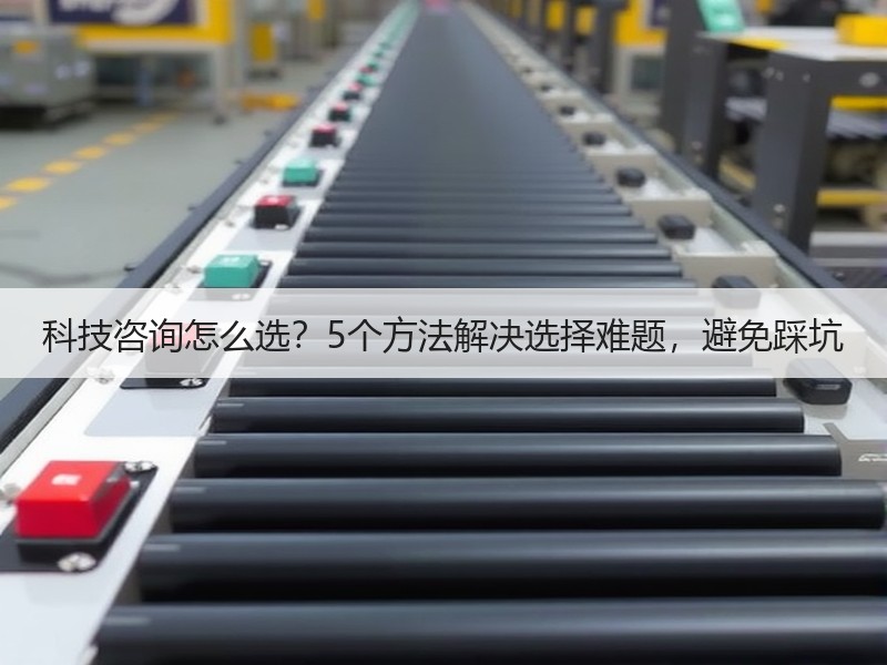 科技咨询怎么选？5个方法解决选择难题，避免踩坑
