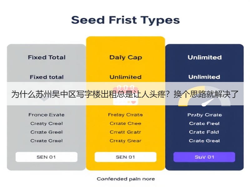 为什么苏州吴中区写字楼出租总是让人头疼？换个思路就解决了