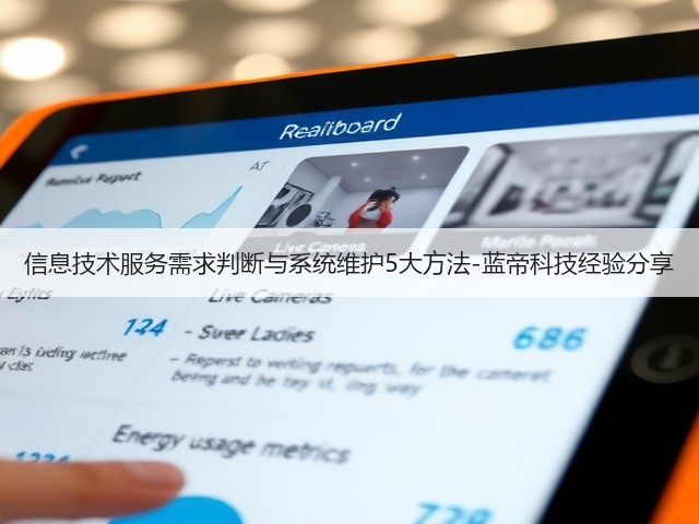 信息技术服务需求判断与系统维护5大方法-蓝帝科技经验分享(图2) 信息技术服务需求判断与系统维护5大方法-蓝帝科技经验分享(图2)