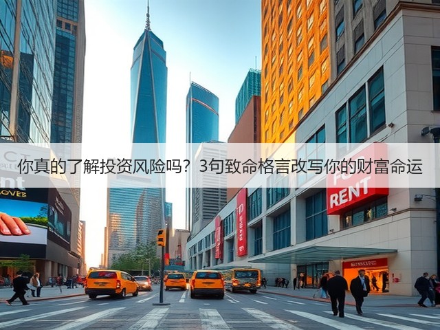 你真的了解投资风险吗?3句致命格言改写你的财富命运(图3) 你真的了解投资风险吗?3句致命格言改写你的财富命运(图3)
