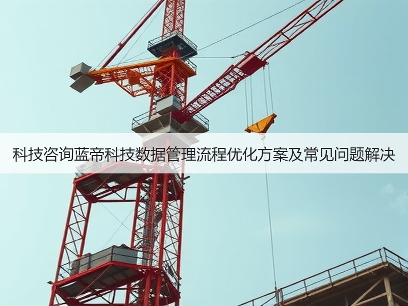 科技咨询蓝帝科技数据管理流程优化方案及常见问题解决