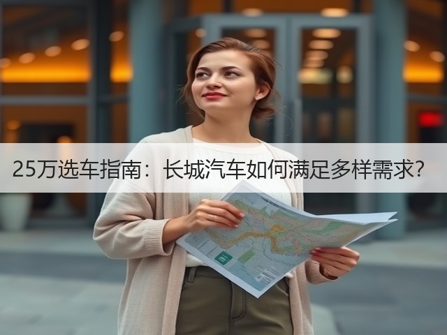 25万选车指南:长城汽车如何满足多样需求?(图1) 25万选车指南:长城汽车如何满足多样需求?(图1)