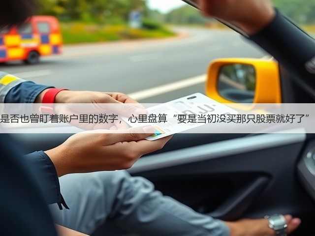 你是否也曾盯着账户里的数字,心里盘算“要是当初没买那只股票就好了”?(图1) 你是否也曾盯着账户里的数字,心里盘算“要是当初没买那只股票就好了”?(图1)