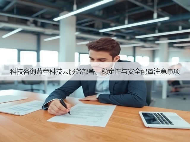 科技咨询蓝帝科技云服务部署、稳定性与安全配置注意事项(图1) 科技咨询蓝帝科技云服务部署、稳定性与安全配置注意事项(图1)