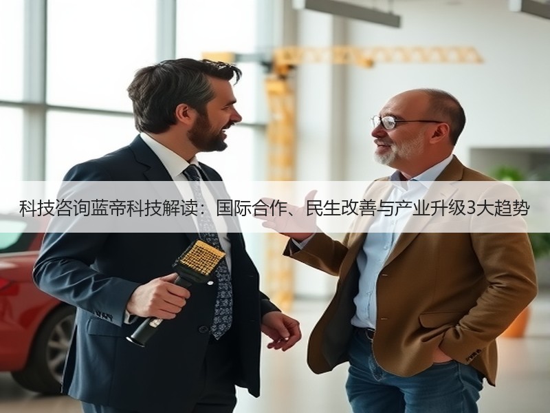 科技咨询蓝帝科技解读：国际合作、民生改善与产业升级3大趋势